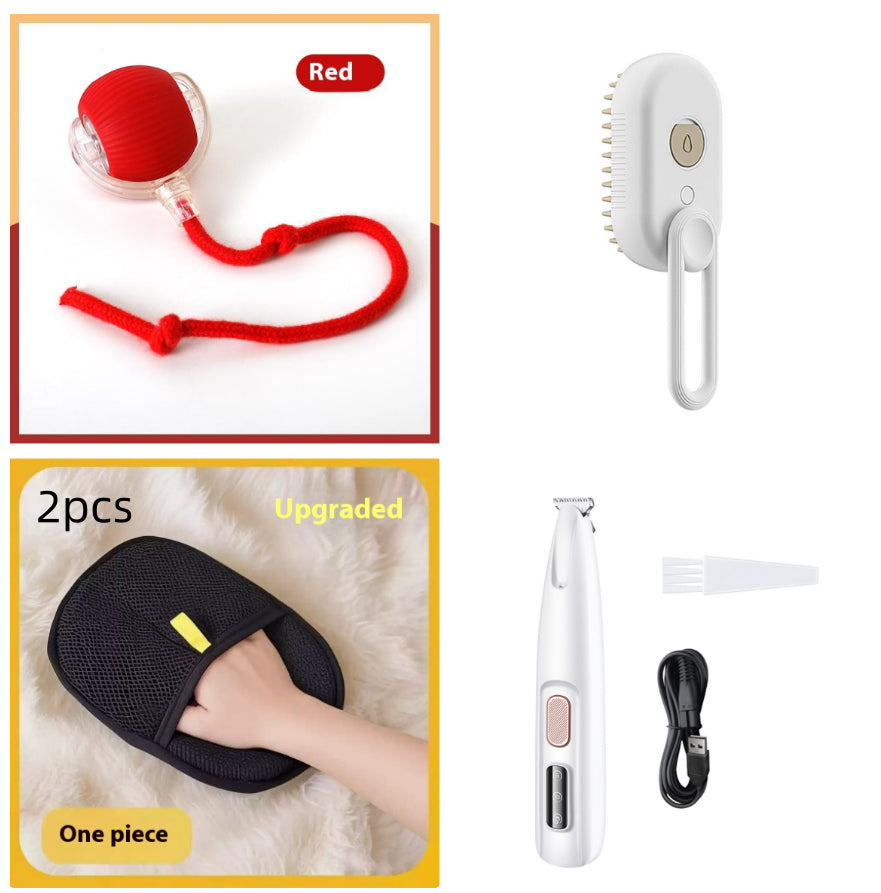 Cat Steam Brush Steamy Dog Brush 3 in 1 