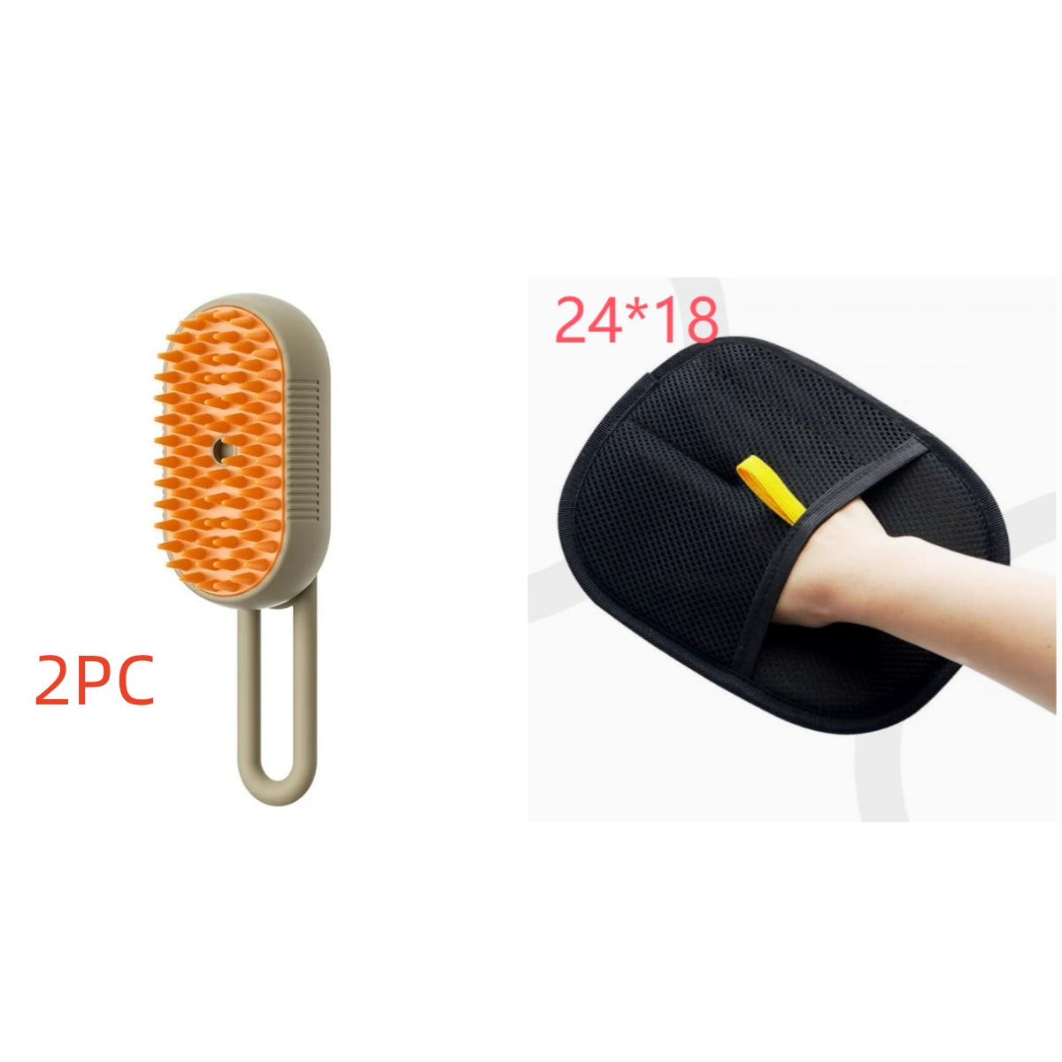 Cat Steam Brush Steamy Dog Brush 3 in 1 