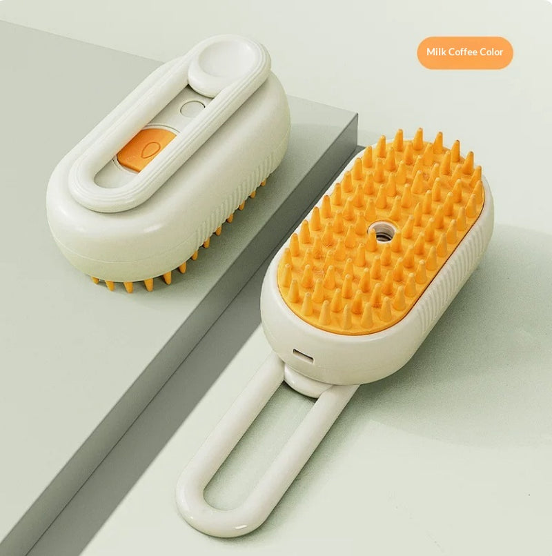 Cat Steam Brush Steamy Dog Brush 3 in 1 