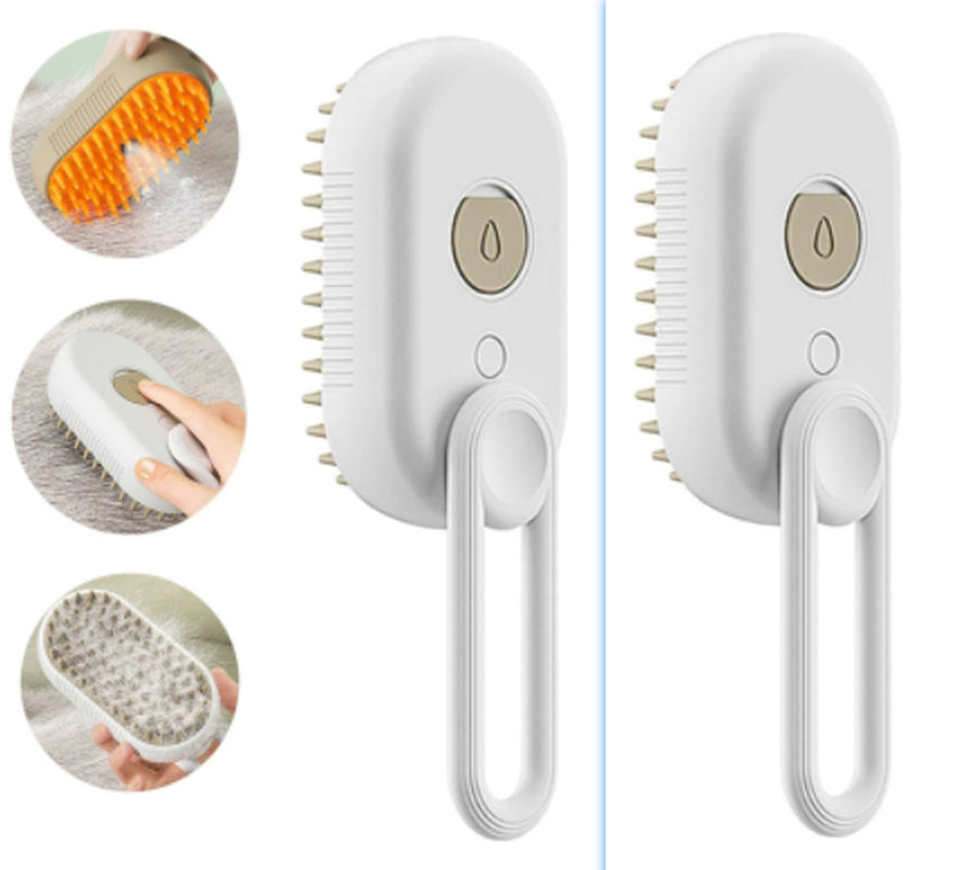 Cat Steam Brush Steamy Dog Brush 3 in 1 