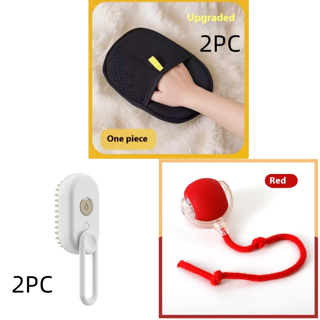 Cat Steam Brush Steamy Dog Brush 3 in 1 
