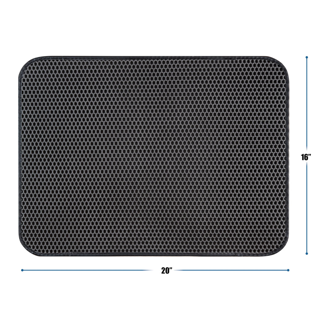 Cat Litter Trapping Mat with Waterproof Honeycomb Design for Effortless Cleaning