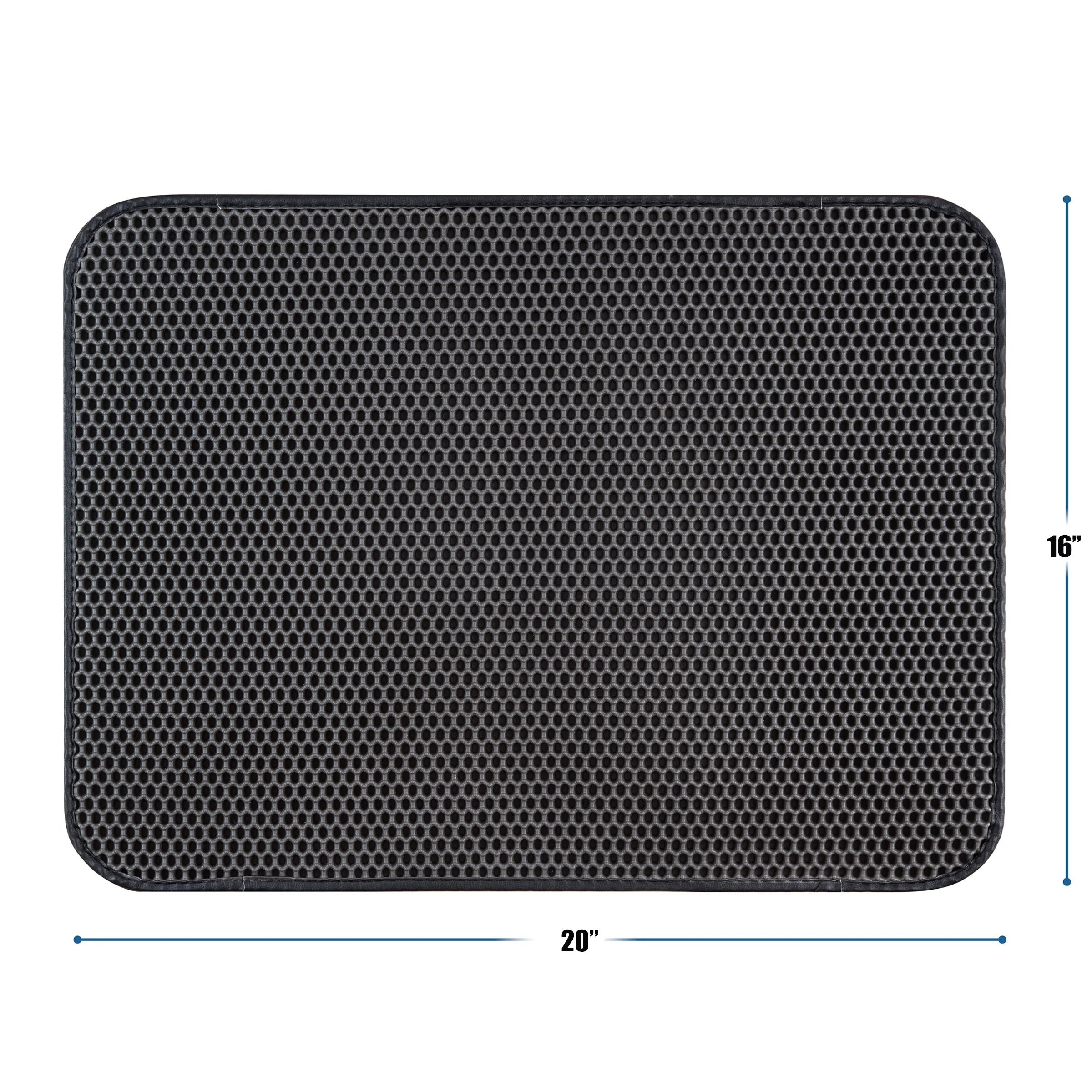 Cat Litter Trapping Mat with Waterproof Honeycomb Design for Effortless Cleaning